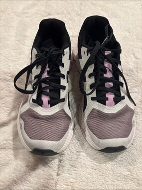 On Running Women’s Sneakers - Black & Light Pink & Gray
